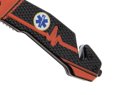 Nóż Ratowniczy BSH ADVENTURE N-380B Sprężynowy