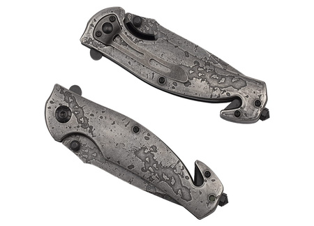 Nóż Ratowniczy BSH ADVENTURE N-392B Sprężynowy