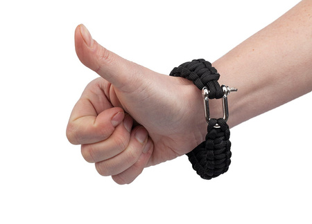 Bransoletka Survivalowa Paracord z Szeklą BR-002
