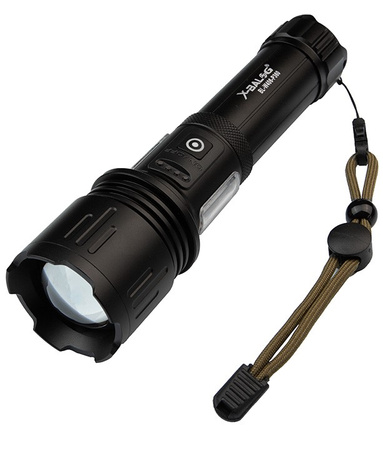 Latarka X-BALOG z 2x Bocznym Światłem BL-W406-P360 L-115 Powerbank