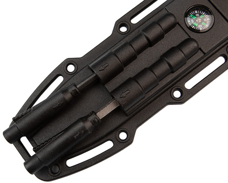 Nóż taktyczny HASTAA 10-HS-251 + krzesiwo i ostrzałka