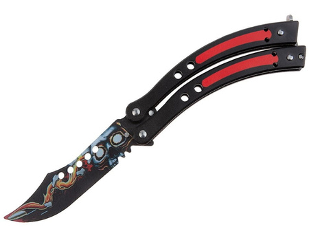 Nóż Motylek Treningowy N-454G