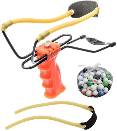 Proca z podpórką + guma + kulki Z-PR-005