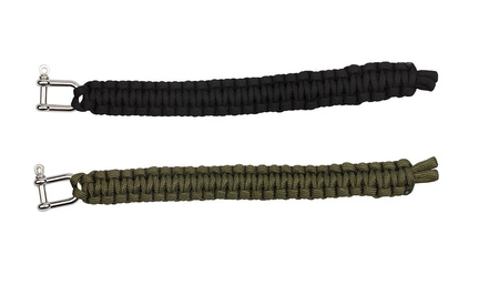 Bransoletka Survivalowa Paracord z Szeklą BR-002