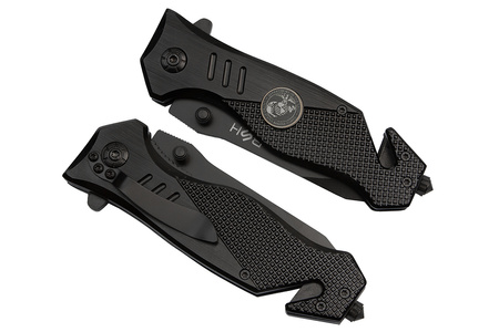 Nóż Ratowniczy BSH ADVENTURE N-386A Sprężynowy