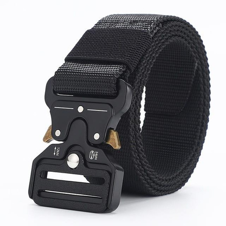 Pas Wojskowy Czarny PW-009B