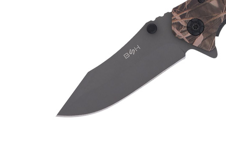 Nóż Ratowniczy BSH ADVENTURE N-537C Sprężynowy