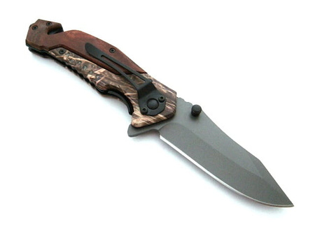 Nóż Ratowniczy BSH ADVENTURE N-537C Sprężynowy