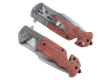 Nóż Ratowniczy BSH ADVENTURE N-394F Sprężynowy