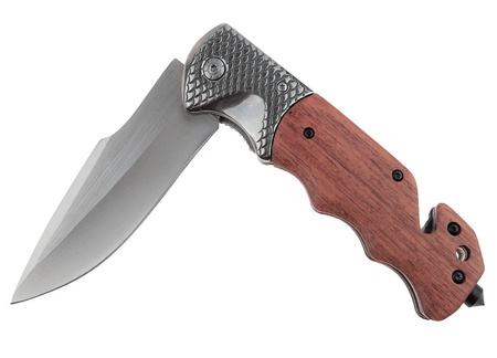 Nóż Ratowniczy BSH ADVENTURE N-394F Sprężynowy