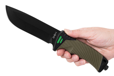 Nóż Taktyczny BSH ADVENTURE N-327A + Krzesiwo i Osełka