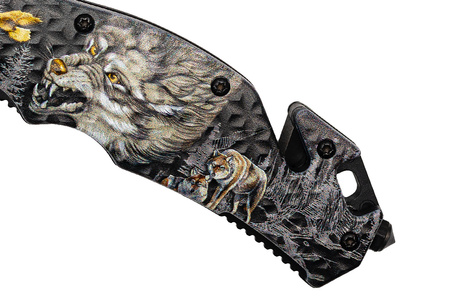 Nóż Ratowniczy BSH ADVENTURE N-353D Sprężynowy