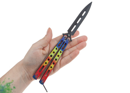 Nóż Motylek Treningowy N-464B