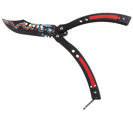 Nóż Motylek Treningowy N-454G