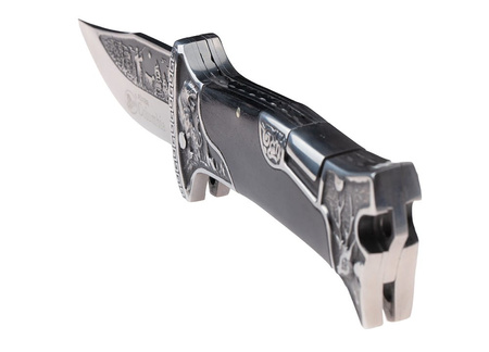 Nóż Myśliwski Columbia N-064APS Składany + Skórzane ETUI