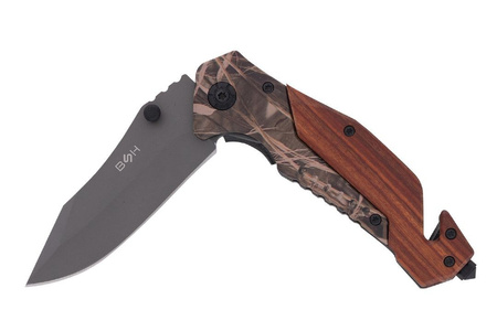 Nóż Ratowniczy BSH ADVENTURE N-537C Sprężynowy