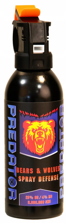 Gaz Pieprzowy Na Niedźwiedzie PREDATOR 330ml Gaśnica Stożek Mgły G-065