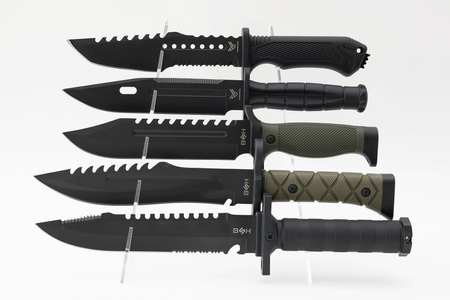 Stojak ekspozycyjny na noże BSH ADVENTURE S1