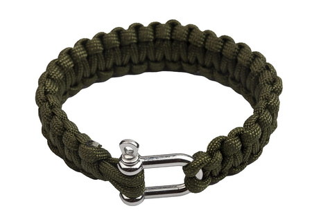 Bransoletka Survivalowa Paracord z Szeklą BR-002