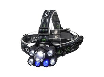Latarka Czołowa X-BALOG 9 LED XM-L T6 + ZOOM + COB LCZ-023