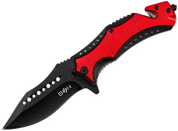Nóż Ratowniczy BSH ADVENTURE N-364B Sprężynowy