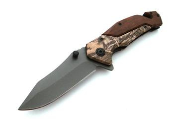 Nóż Ratowniczy BSH ADVENTURE N-537C Sprężynowy