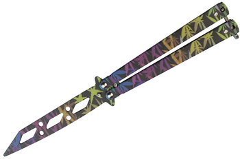 Nóż Motylek Treningowy N-466B