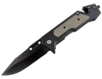 Nóż Ratowniczy BSH ADVENTURE N-394B Sprężynowy