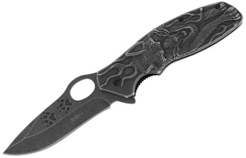 Nóż Składany BSH ADVENTURE WOLF N-072 Sprężynowy