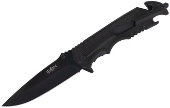 Nóż Ratowniczy BSH ADVENTURE N-501C Sprężynowy